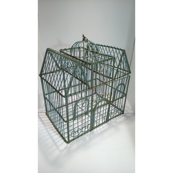 Vintage wire Bird Cage  birdcage - Picture 3 of 12
